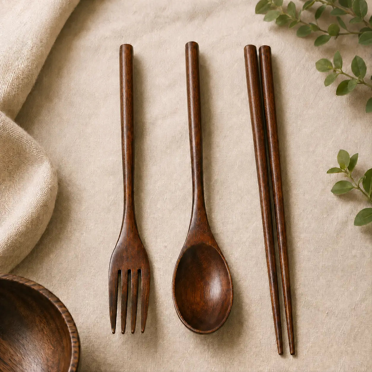 ForestCraft Korean Tableware Set