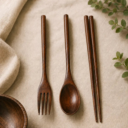 ForestCraft Korean Tableware Set