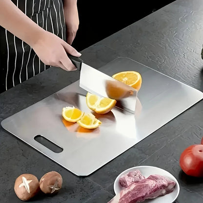 ForestCraft Prep Boards – 3-Piece Stainless Steel Cutting Board Set