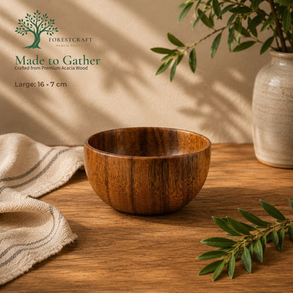 ForestCraft Acacia Serving Bowl