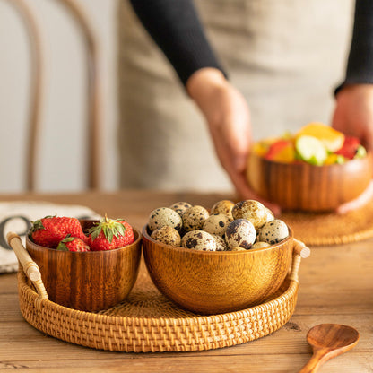 ForestCraft Acacia Serving Bowl