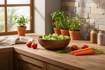 ForestCraft Acacia Mixing Bowls