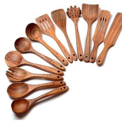 Acacia Small Leaf Utensils