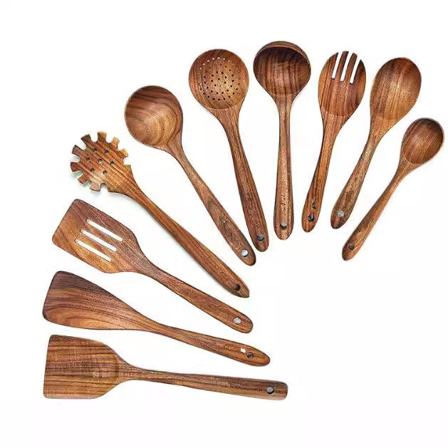 Acacia Small Leaf Utensils
