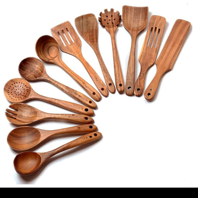 Acacia Small Leaf Utensils