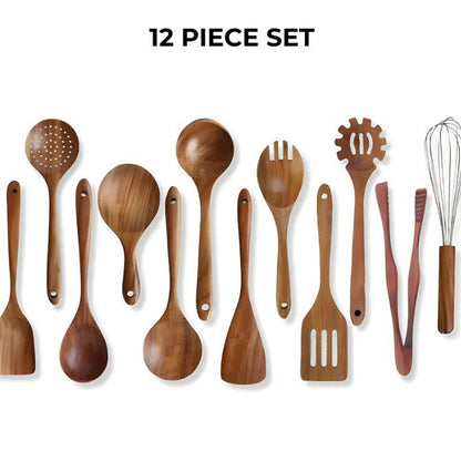 Acacia Small Leaf Utensils