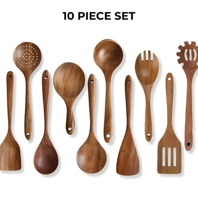 Acacia Small Leaf Utensils
