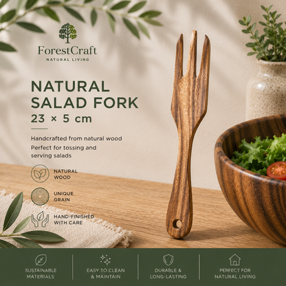 ForestCraft Teak Salad Set