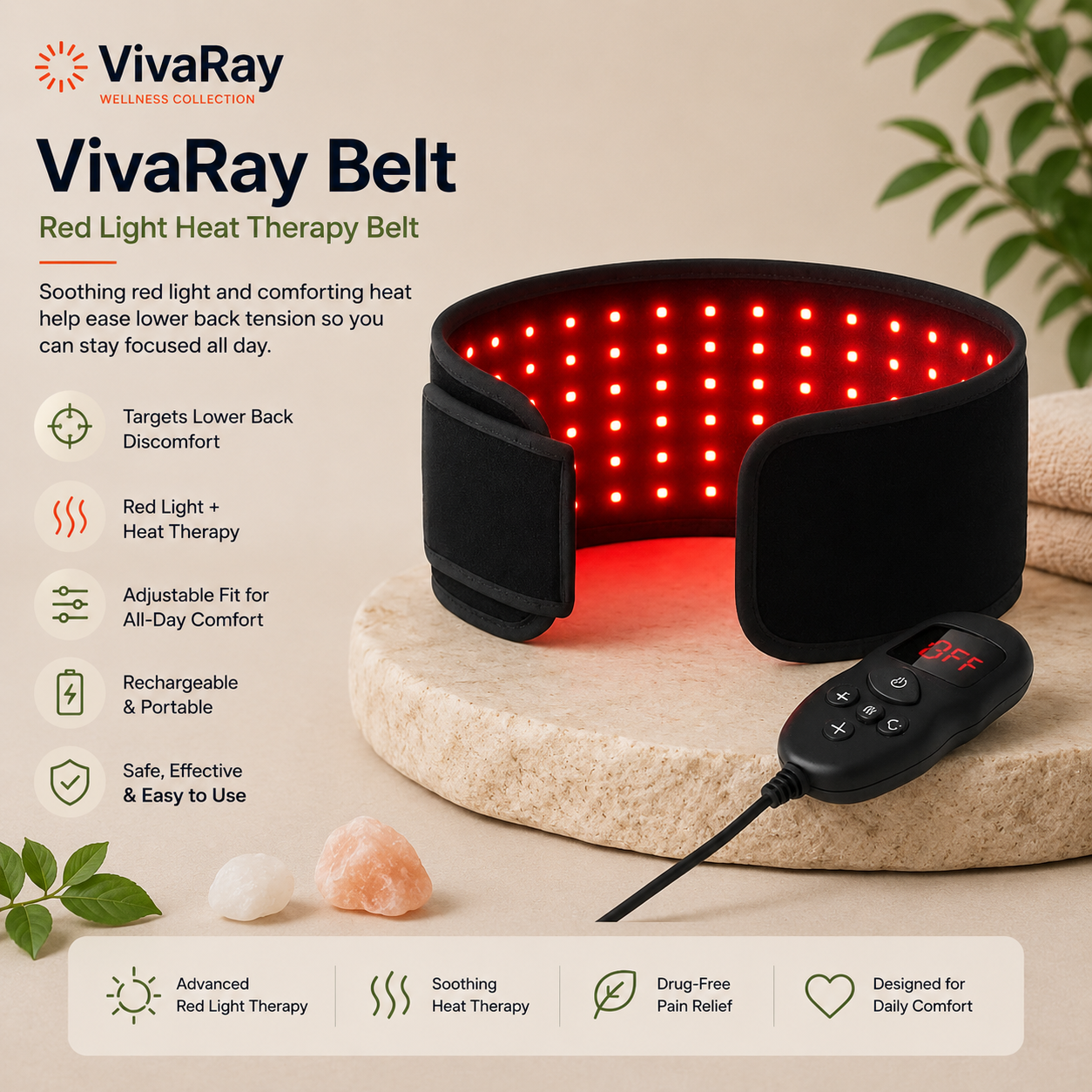 VivaRay Therapy Belt