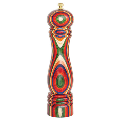 Baltique Marrakesh Collection Pepper Grinder Wooden Refillable Spice and Pepper Mill for Cooking and Serving