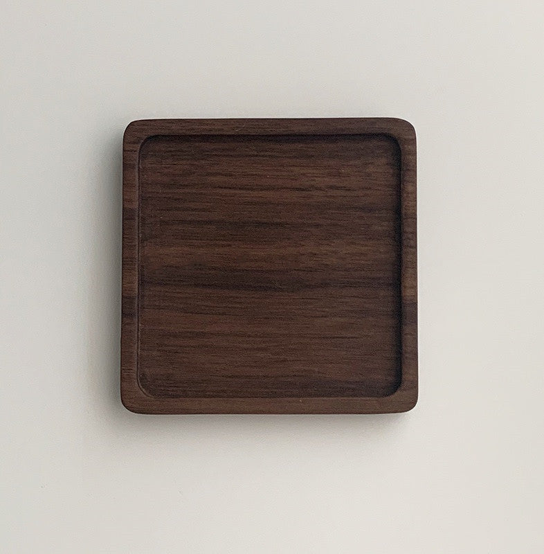 ForestCraft Square Japanese Walnut Coaster