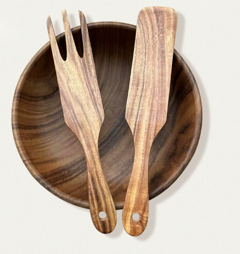 ForestCraft Teak Salad Set